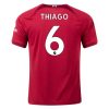 22/23 Thiago Alcantara #6 Liverpool Home Jersey