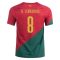2022 Bruno Fernandes #8 Portugal Home Jersey