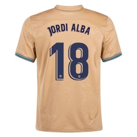 22/23 Jordi Alba #18 Barcelona Away Jersey