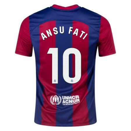 23/24 Barcelona #10 Ansu Fati Home Jersey