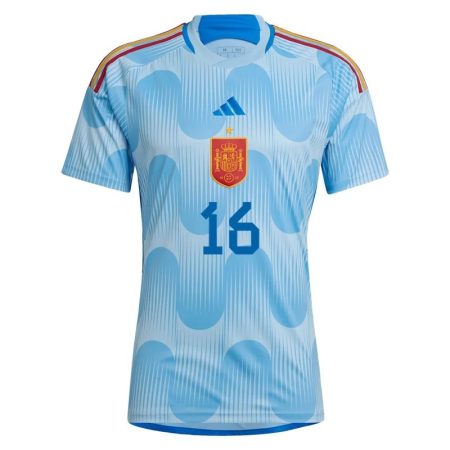 2022 Rodrigo #16 Spain Away Jersey
