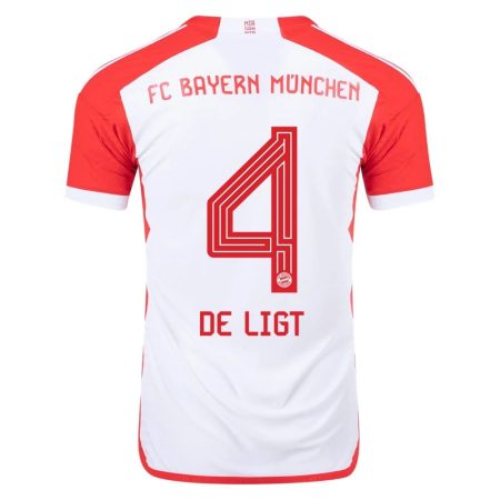 23/24 Bayern Munich #4 Matthijs de Ligt Home Jersey