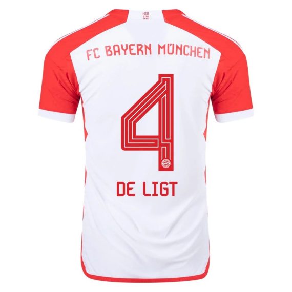 23/24 Bayern Munich #4 Matthijs de Ligt Home Jersey