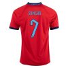 2022 Jadon Sancho #7 England Away Jersey