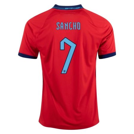 2022 Jadon Sancho #7 England Away Jersey