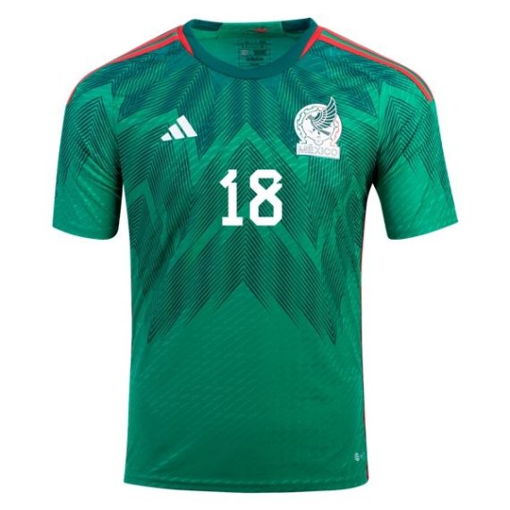 2022 Andres Guardado #18 Mexico Home Jersey