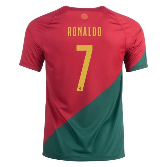 2022 Cristiano Ronaldo #7 Portugal Home Jersey