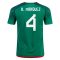 2022 Rafael Marquez #4 Mexico Home Jersey