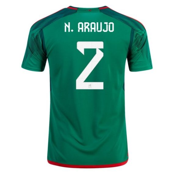 2022 Nestor Araujo #2 Mexico Home Jersey