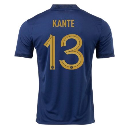 2022 N'Golo Kante #13 France Home Jersey