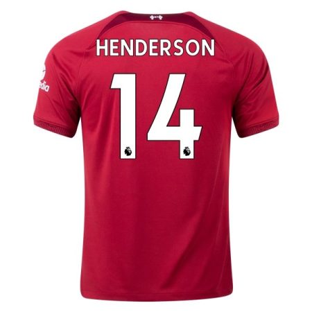 22/23 Jordan Henderson #14 Liverpool Home Jersey