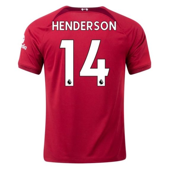22/23 Jordan Henderson #14 Liverpool Home Jersey