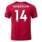 22/23 Jordan Henderson #14 Liverpool Home Jersey