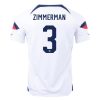 2022 Walker Zimmerman #3 USMNT Home Jersey