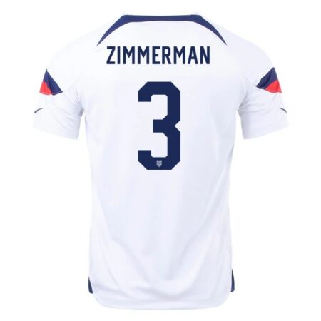 2022 Walker Zimmerman #3 USMNT Home Jersey