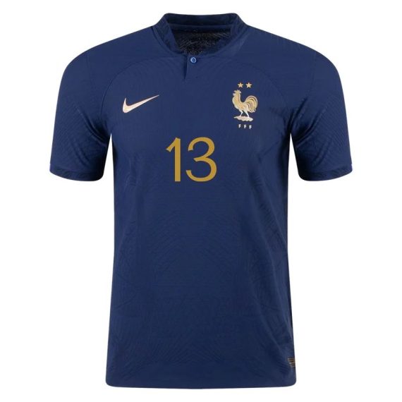 2022 N'Golo Kante #13 France Home Jersey