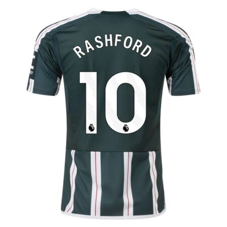 23/24 Manchester United #10 Marcus Rashford Away Jersey