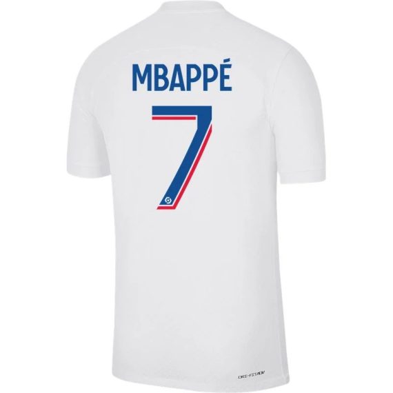 22/23 Kylian Mbappe #7 Paris Saint-Germain Third Jersey