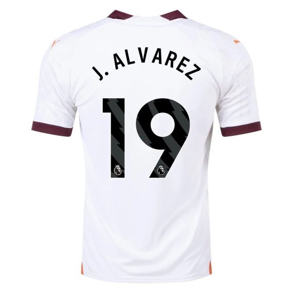 23/24 Manchester City #19 Julian Alvarez Away Jersey