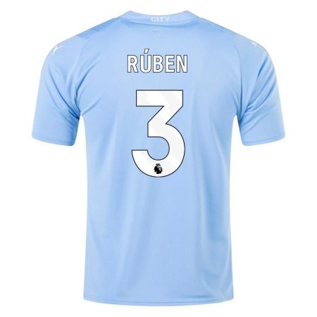 23/24 Manchester City #3 Ruben Dias Home Jersey
