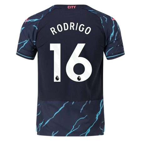 23/24 Manchester City #16 Rodrigo Third Jersey