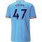 22/23 Phil Foden #47 Manchester City Home Jersey