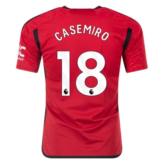 23/24 Manchester United #18 Casemiro Home Jersey