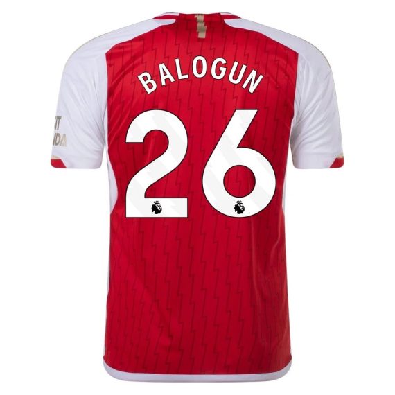 23/24 Arsenal #26 Folarin Balogun Home Jersey