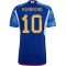 2022 Takumi Minamino #10 Japan Home Jersey