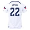 2022 DeAndre Yedlin #22 USMNT Home Jersey