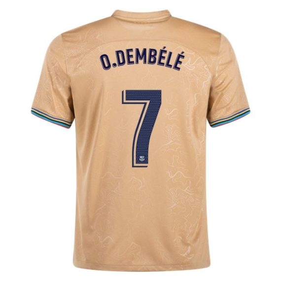 22/23 Ousmane Dembele #7 Barcelona Away Jersey