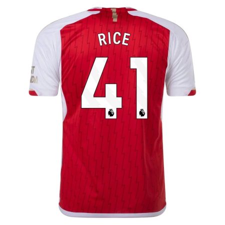 23/24 Arsenal #41 Declan Rice Home Jersey