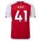23/24 Arsenal #41 Declan Rice Home Jersey