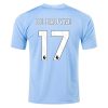 23/24 Manchester City #17 Kevin De Bruyne Home Jersey