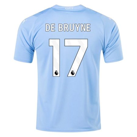 23/24 Manchester City #17 Kevin De Bruyne Home Jersey