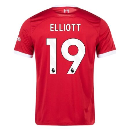 23/24 Liverpool #19 Harvey Elliott Home Jersey