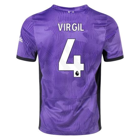 23/24 Liverpool #4 Virgil van Dijk Third Jersey