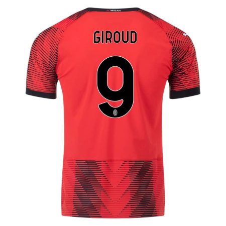 23/24 AC Milan #9 Olivier Giroud Home Jersey