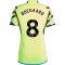 23/24 Arsenal #8 Martin Odegaard Away Jersey