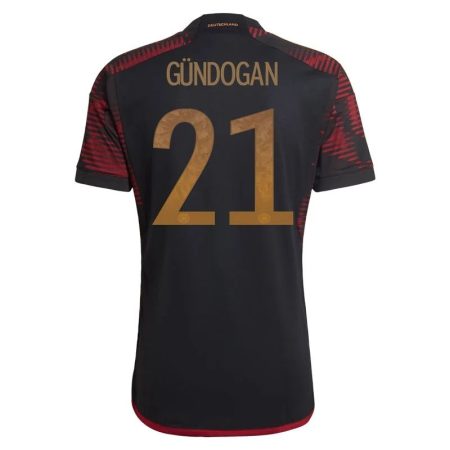 2022 Ilkay Gundogan #21 Germany Away Jersey