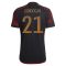 2022 Ilkay Gundogan #21 Germany Away Jersey
