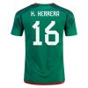 2022 Hector Herrera #16 Mexico Home Jersey