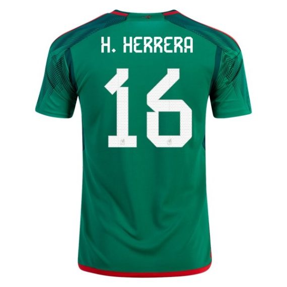 2022 Hector Herrera #16 Mexico Home Jersey