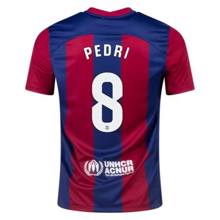 23/24 Barcelona #8 Pedri Home Jersey