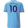 22/23 Jack Grealish #10 Manchester City Home Jersey