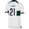 2022 Diogo Jota #21 Portugal Away Jersey