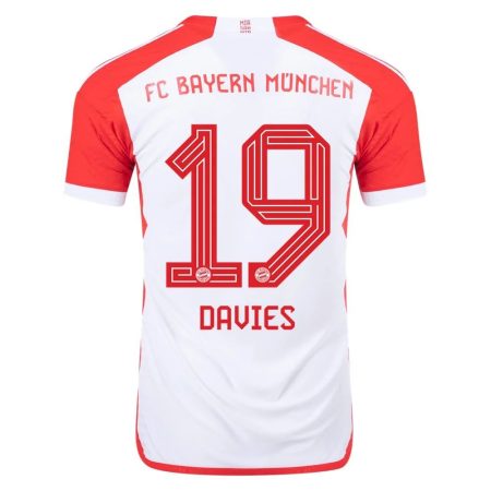 23/24 Bayern Munich #19 Alphonso Davies Home Jersey