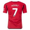23/24 Manchester United #7 Mason Mount Home Jersey
