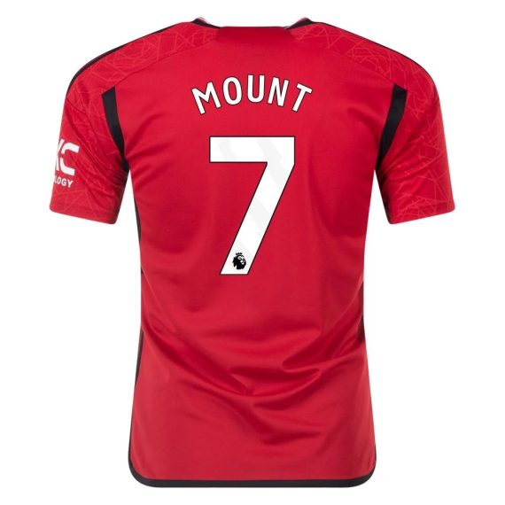 23/24 Manchester United #7 Mason Mount Home Jersey