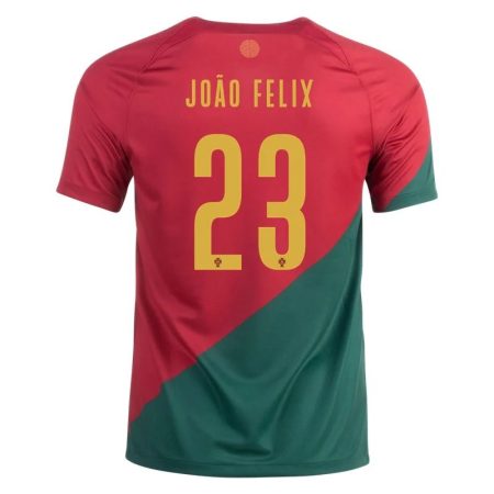 2022 Joao Felix #23 Portugal Home Jersey